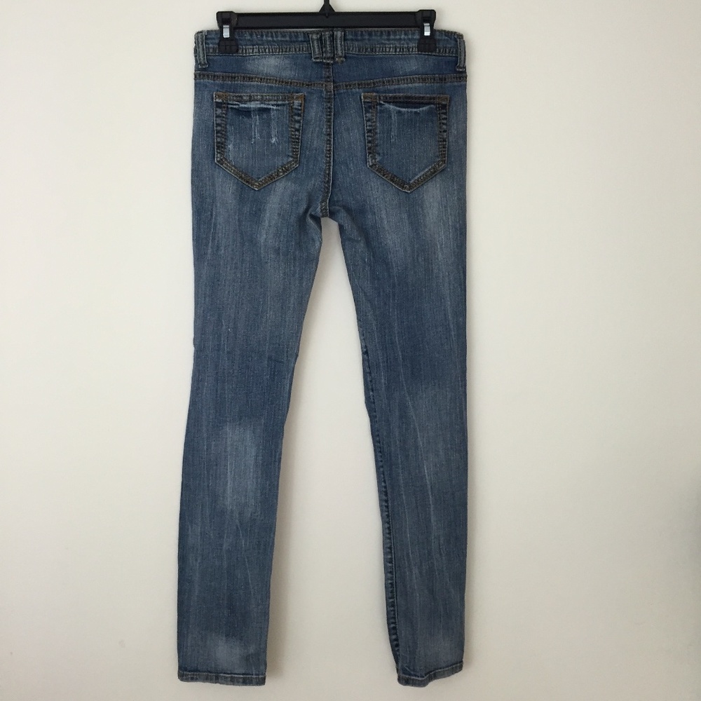 MOSSIMO SUPPLY CO Distressed Skinny Jeans - Picture 5 of 10